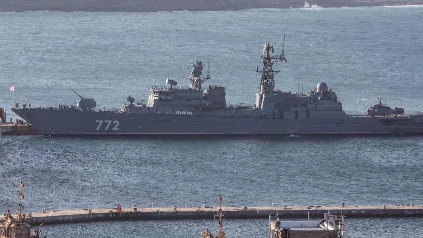 Russian Frigate Conducts 30-Minute Live-Fire Drill 40 Nautical Miles South Of Plymouth