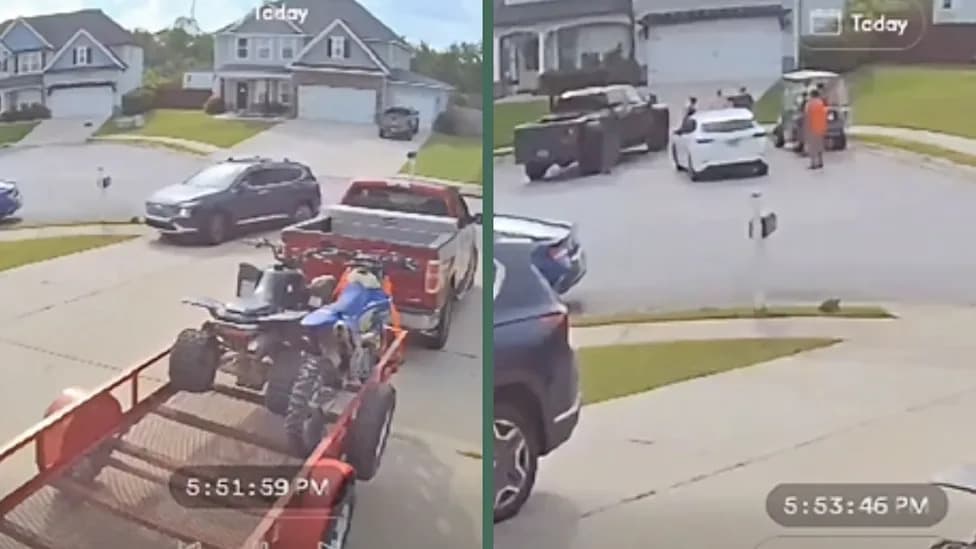 Georgia Neighborhood Showdown: Teens Pretend Crutches Are A Gun, Driver Chases Golf Cart
