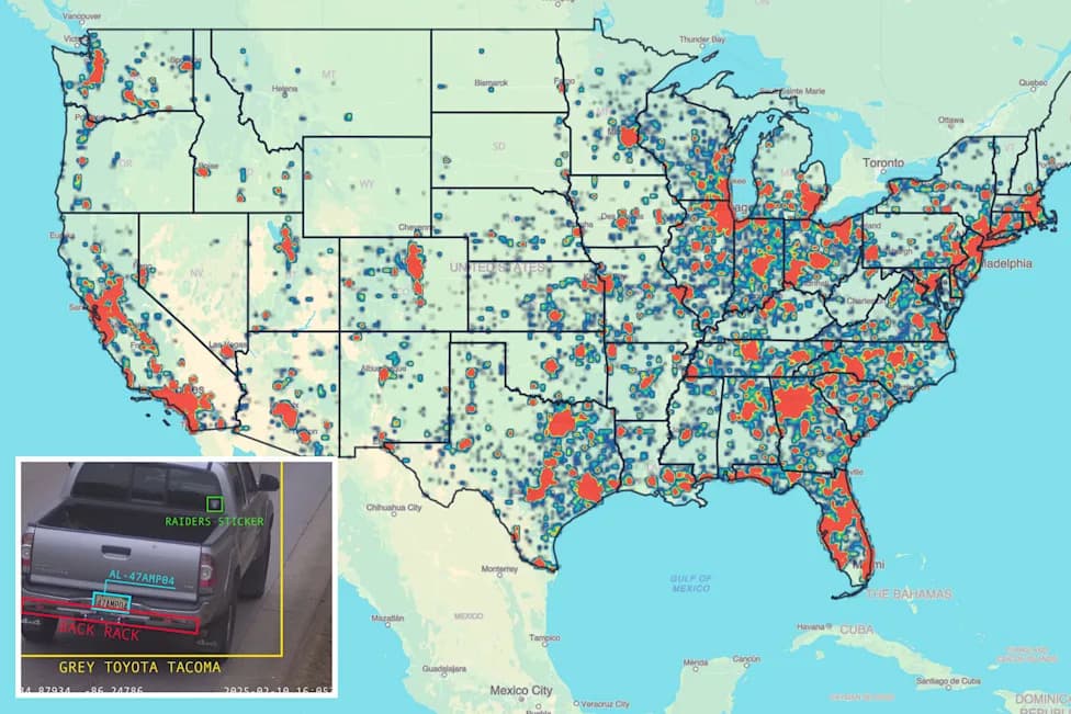 Map Reveals California’s Surveillance Hotspots: 16,000+ Flock ALPRs Concentrated in LA and the Bay Area