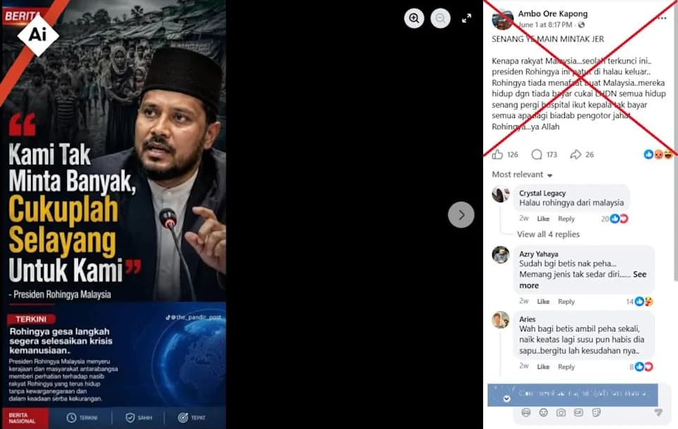 Disinformation Surge Fuels Anti‑Rohingya Hate in Malaysia Ahead of Elections