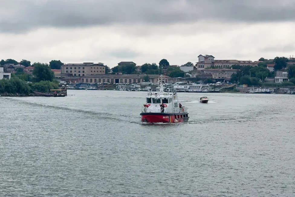 Sailor Dies After Ukraine-Bound Tanker Catches Fire Off Romania; Officials Probe Possible Drone Strike