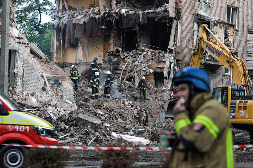 Russian Glide Bombing Injures At Least 25 In Zaporizhzhya, Including A 3-Month-Old