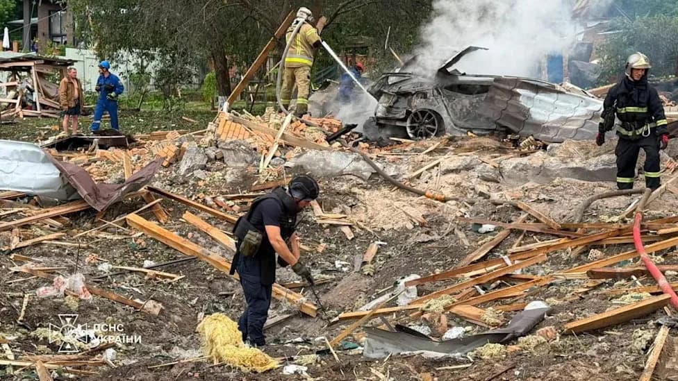 Missile Strike Near Kyiv Kills 10; Ukraine Strikes Deep Into Russia, Wildberries Warehouses Burn