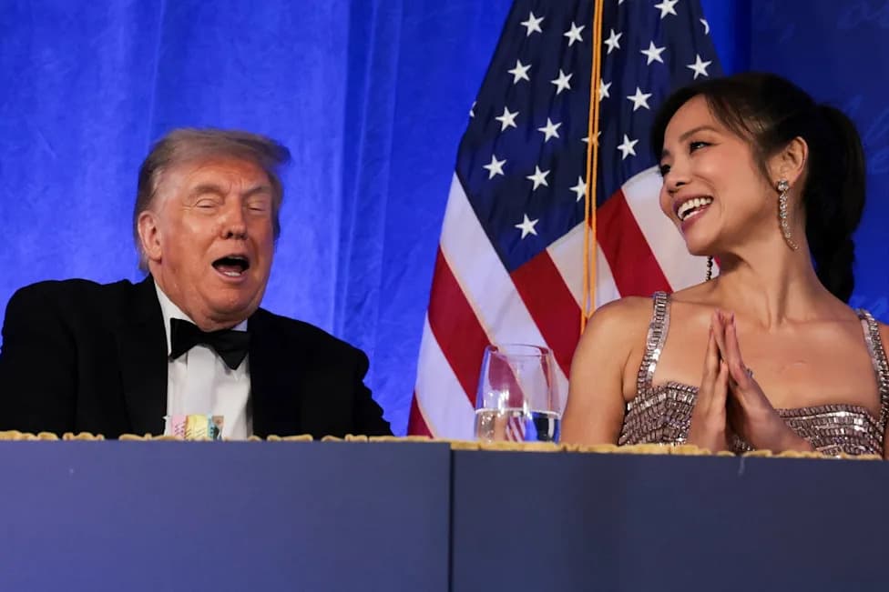 Trump Smiles and Shrugs as WSJ Reporters He Sued Over Epstein Coverage Win WHCA Awards