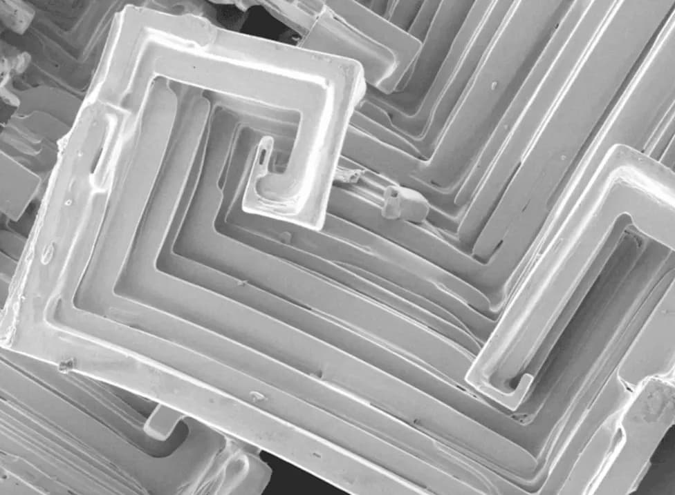 NASA Shares Surreal Microscopic Photo of a Potassium Chloride Crystal Grown on the ISS