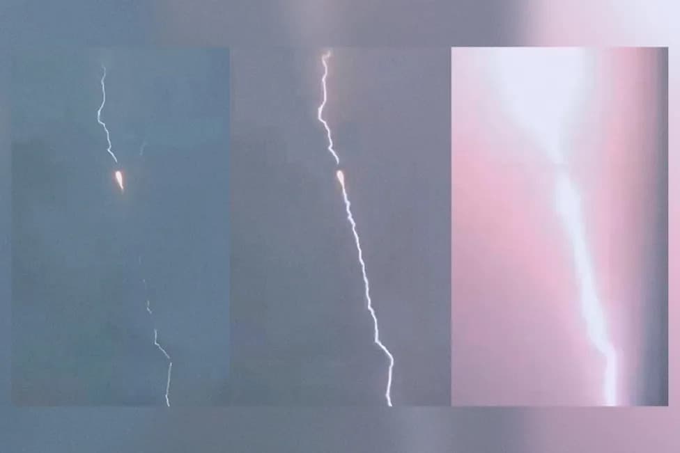 Stunning Footage: Long March-3B Struck by Lightning Seconds After Liftoff — Satellite Still Deployed