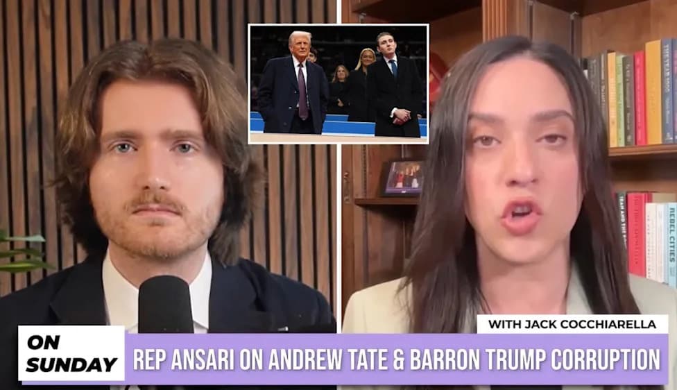 House Democrat Urges Barron Trump To Testify About Reported Ties To Andrew Tate