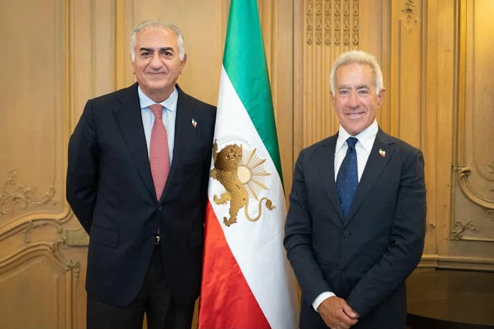 Sylvan Adams Meets Reza Pahlavi in Paris, Presents Jerusalem‑Stone Mezuzot and Calls for Prepared Israel–Iran Diplomacy