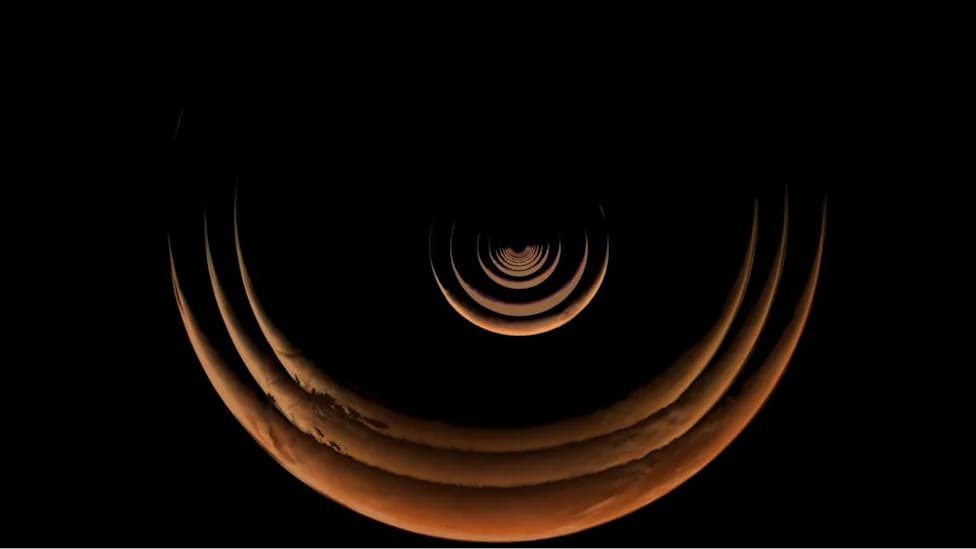 NASA's Psyche Skims 2,800 Miles Above Mars, Captures Hypnotic Timelapse — En Route to a Metal Asteroid