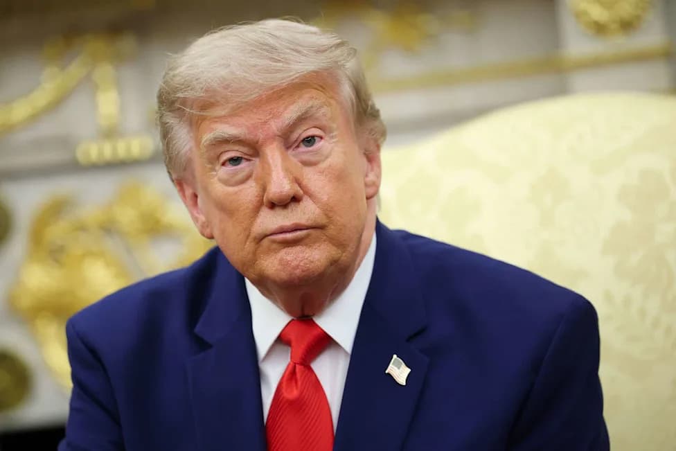 Trump Posts AI 'Air Filter' Image at U.S.-Canada Border, Threatens Tariffs Over Wildfire Smoke