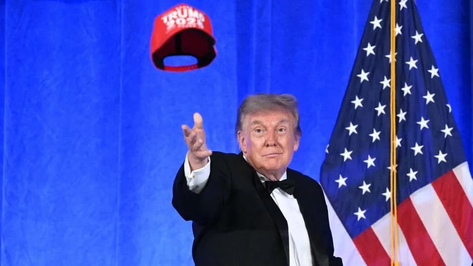 Trump Floods Truth Social With 43 AI Deepfakes, Teases 2028 Run and Poses With Founding Figures