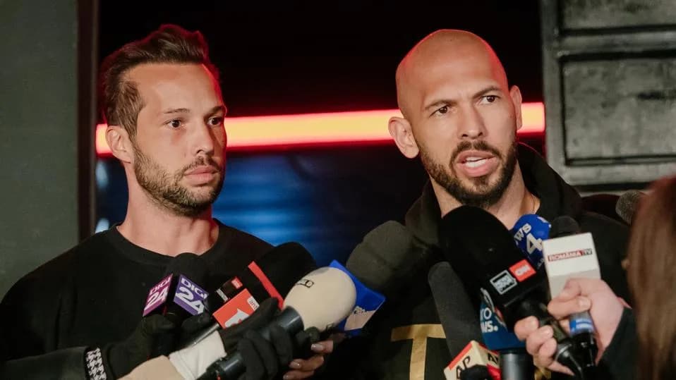 Andrew and Tristan Tate Arrested in Miami — Extradition Hearing Set After Britain Adds 38 New Charges