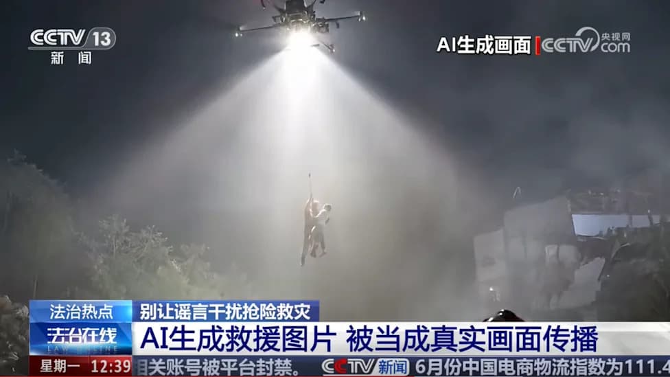 China Battles Surge Of AI-Generated Fake Videos After Typhoon Noul