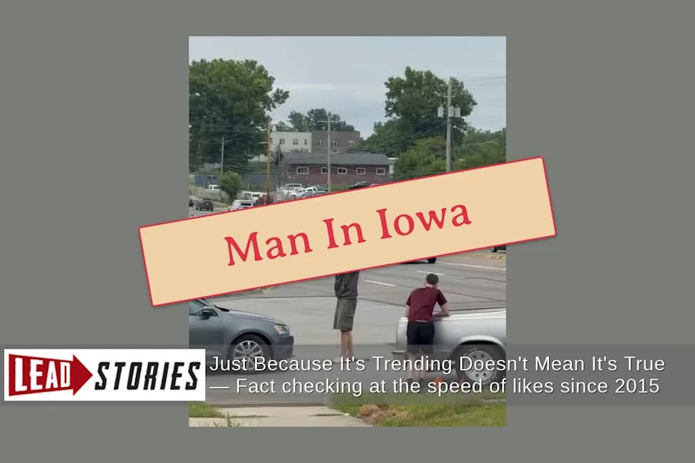 Fact Check: Viral Video Does Not Show Sen. John Fetterman — Suspect Identified as Des Moines Resident