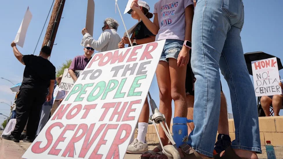 Kansas Officials Clash Over Data Centers as Protesters Warn of Rising Electric Bills