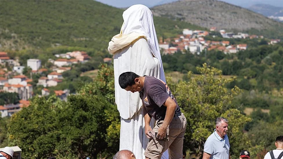 Medjugorje Shrine Vandalized and Partially Set Ablaze; Virgin Mary Statue Defaced