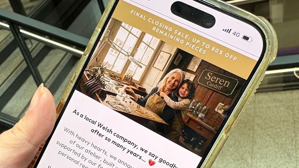 AI Scam Masqueraded As Welsh Jewellery Shop — Shoppers Say They Lost Hundreds To Fake 'Seren Cardiff Jewellery' Site