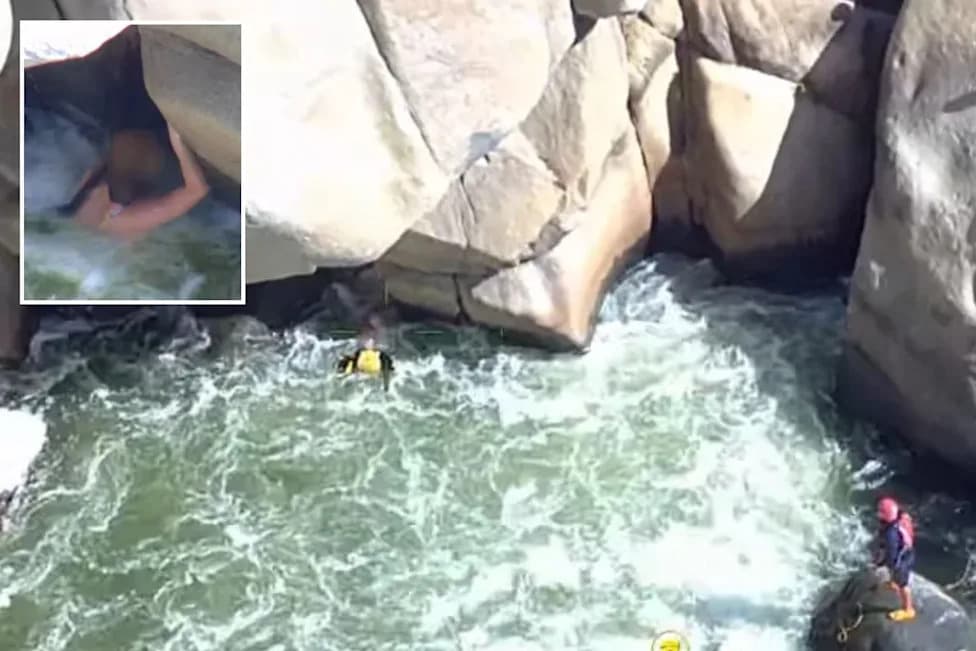 Heart-Stopping Rescue: Deputies Pull Woman From Raging Kern River Rapids