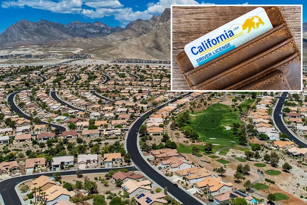 Californians Heading to Nevada Fall 14.6% as Migration Slows
