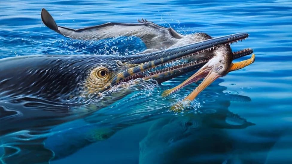 Cretaceous 'Turducken': Fossil Shows Pterosaur Eaten by Ichthyosaur, Which Was Then Devoured by a Giant Pliosaur