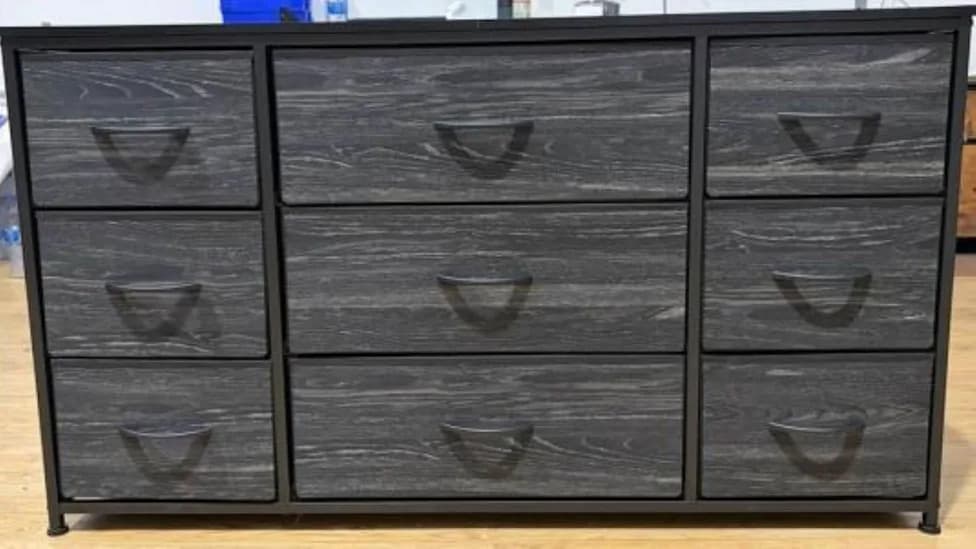 Walmart Recalls 16,809 EnHomee 9-Drawer Fabric Dressers After CPSC Warns Of Child Tip-Over Risk