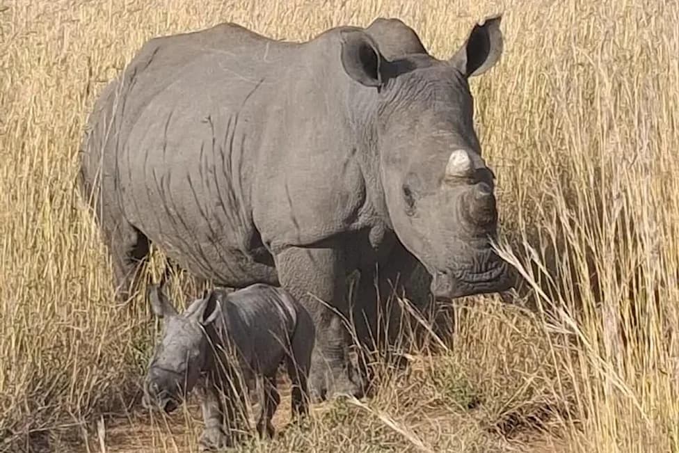 From Orphans to Mothers: Six Rhinos Rehabilitated After Poaching Now Raising Calves in the Wild