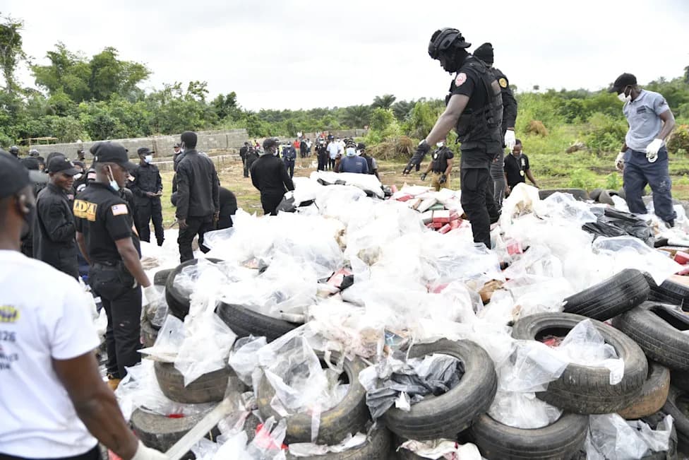 Liberia Burns $336M in Cocaine After 4.2-Ton Seizure; Senior Police Officers Implicated