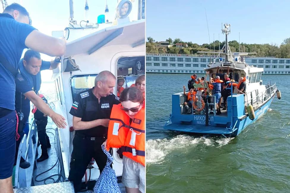 Viking Ullur Runs Aground on Danube; 186 Passengers Evacuated Amid Record Low Water