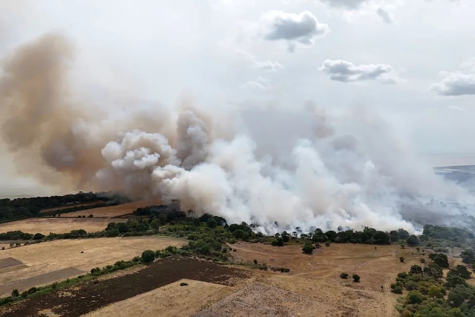 Wildfire Near Sizewell B 'Stabilising' As Crews Enter Third Day — No Current Threat To Nuclear Site
