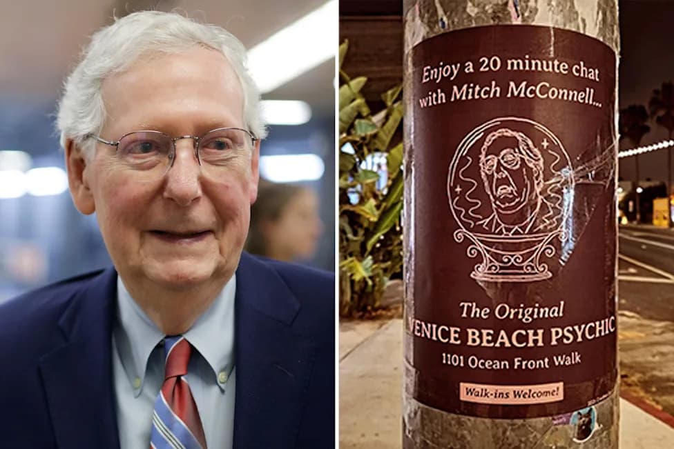 Venice Beach Psychic Draws Backlash After Flyer Promises '20-Minute Chat' With Hospitalized Mitch McConnell