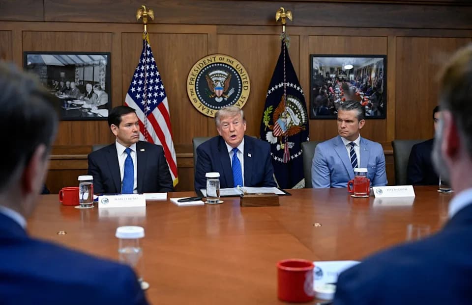 Trump Delivers Downbeat, Televised Camp David Cabinet Meeting as Midterm Fears Intensify