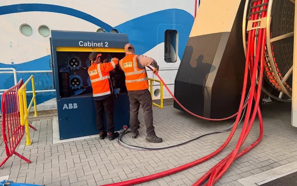 Brittany Ferries Begins Using Shore Power at Portsmouth — Despite Higher Electricity Costs