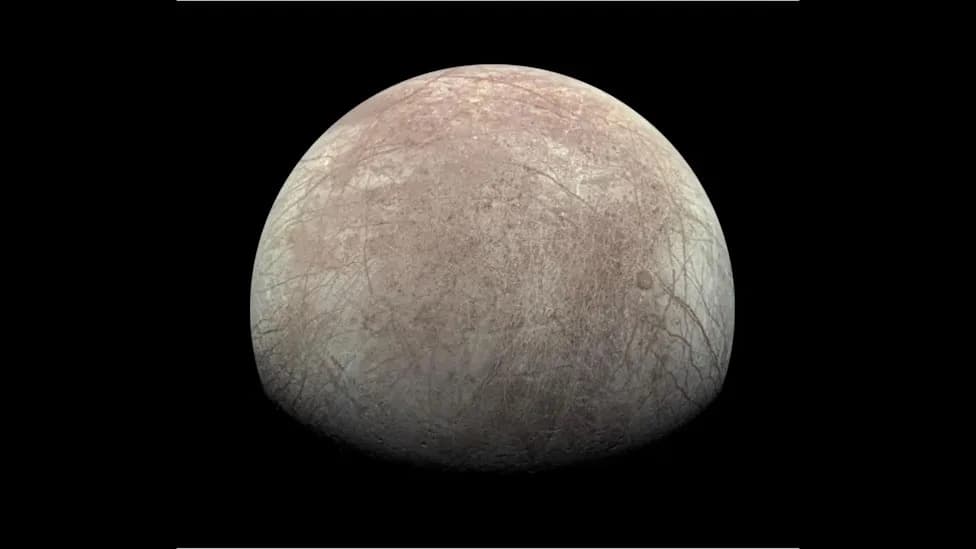 New Study Suggests Europa’s Icy Shell May Block Direct Access to Its Buried Ocean