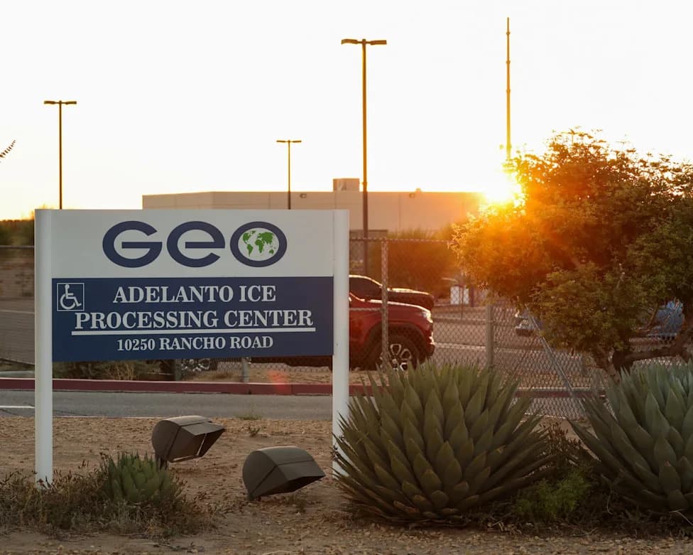 Video From Adelanto ICE Detention Shows Bottle of Water Containing Worm-Like Organisms, Attorneys Say