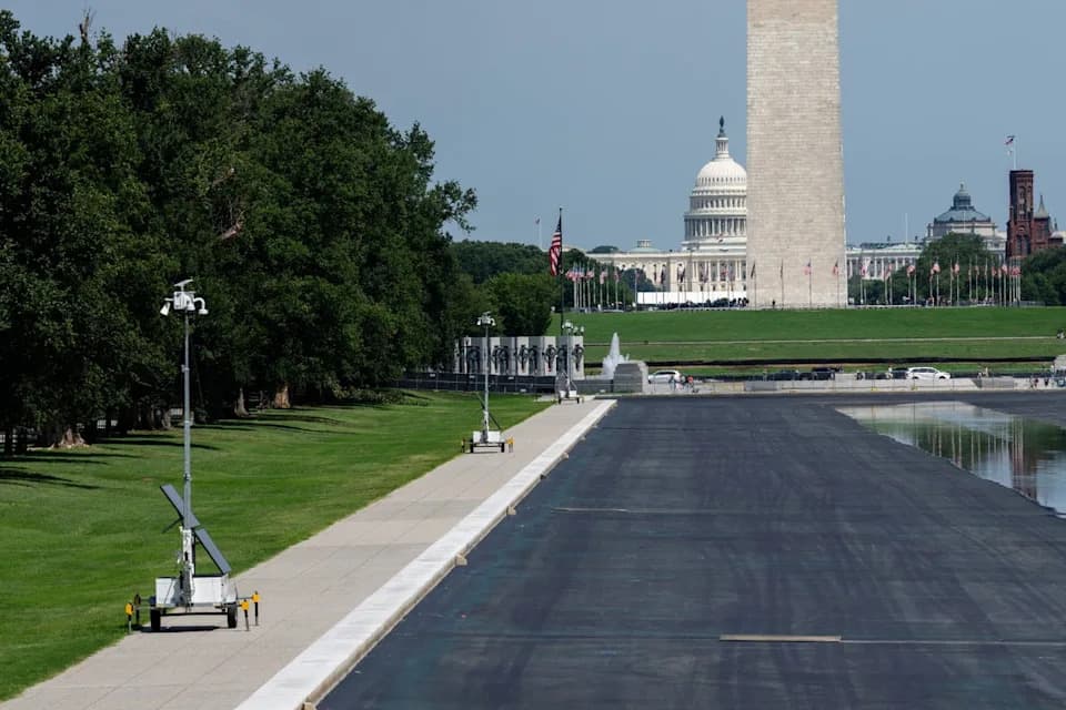 DOJ Drops Reflecting Pool Charges After Pirro Dismisses Hearn Case, Drawing Criticism From Trump