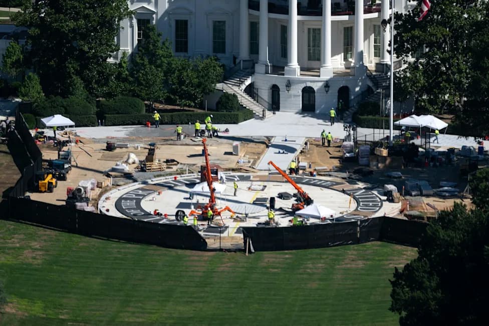 Trump Orders White House Helipad Rebuilt, Forcing Contractors To Undo Weeks Of Work