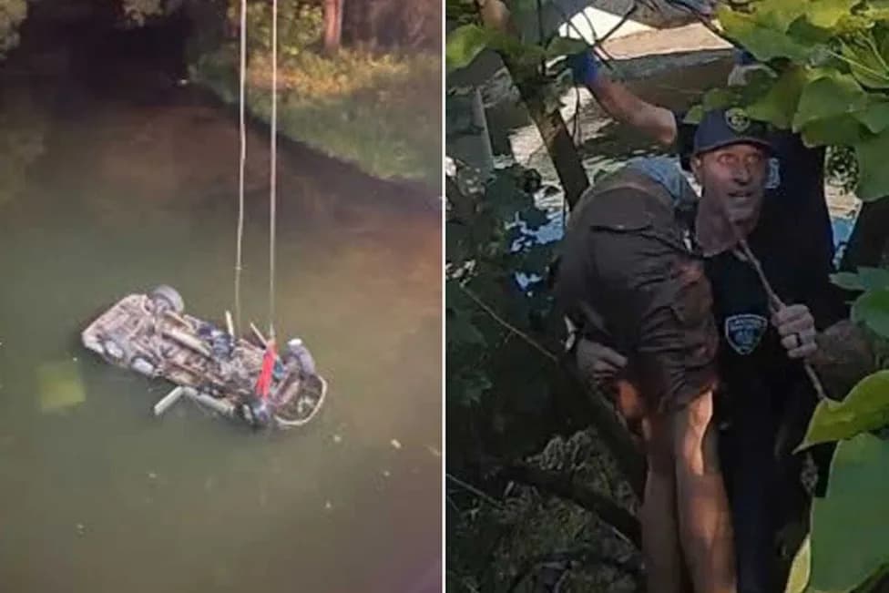 28-Year-Old Pulled From Upside-Down Truck After Plunging Off Ohio Highway — Quick-Thinking Firefighters Called ‘Extraordinary’