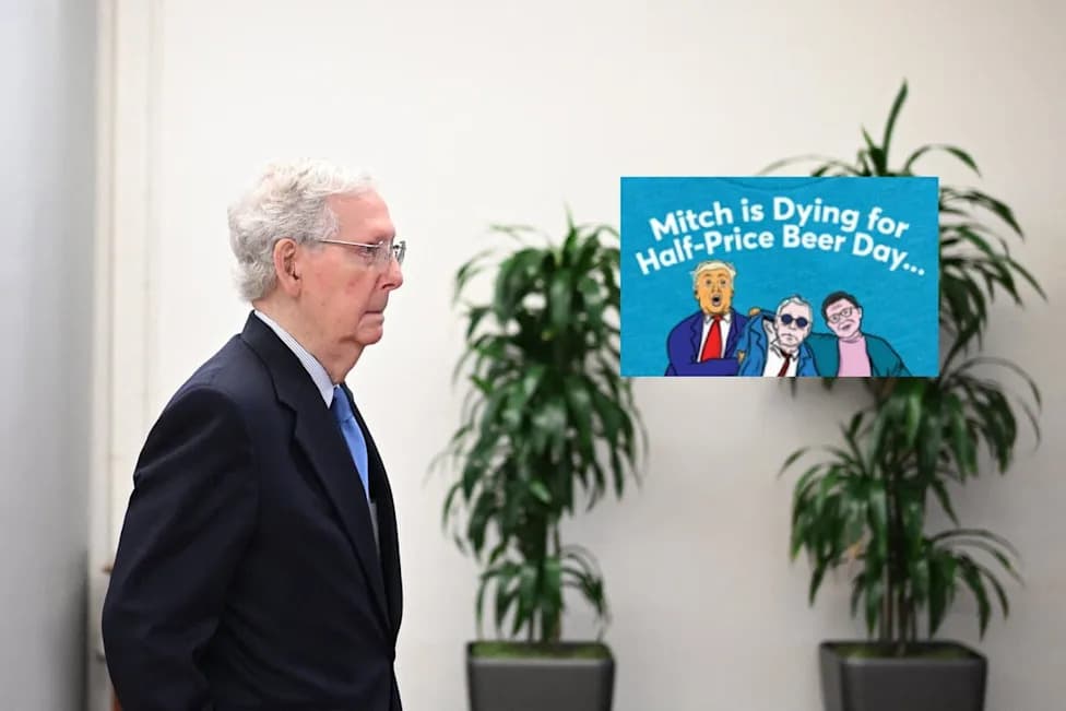 Wisconsin Brewery Sparks Backlash After Offering 50% Off Beer 'If Mitch McConnell Dies'