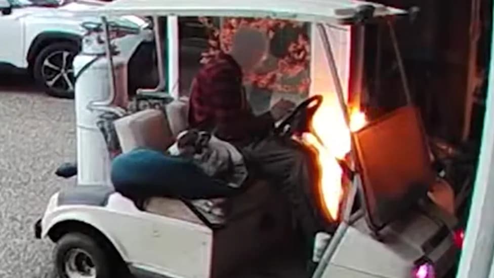 Port Orchard Man Arrested After Setting Garage Ablaze From Golf Cart, Allegedly Trying To Run Neighbor Over