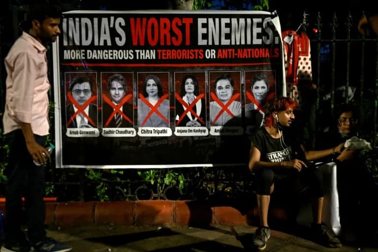 Youth Protests in India Expose Deep Distrust of 'Godi' (Lapdog) TV Media