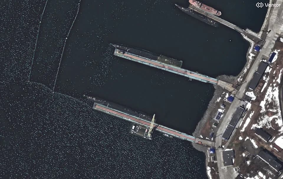 Satellite Images: Russia Adds Anti-Drone Netting To Pacific Fleet Submarines — Thousands Of Miles From Ukraine