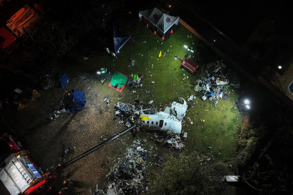 Brazil Federal Police Name 16 in Deadly Voepass Crash That Killed 62