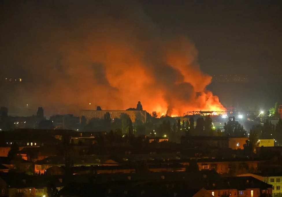 Russian Missile Strikes Obliterate Puma and Intertop Warehouses Near Kyiv
