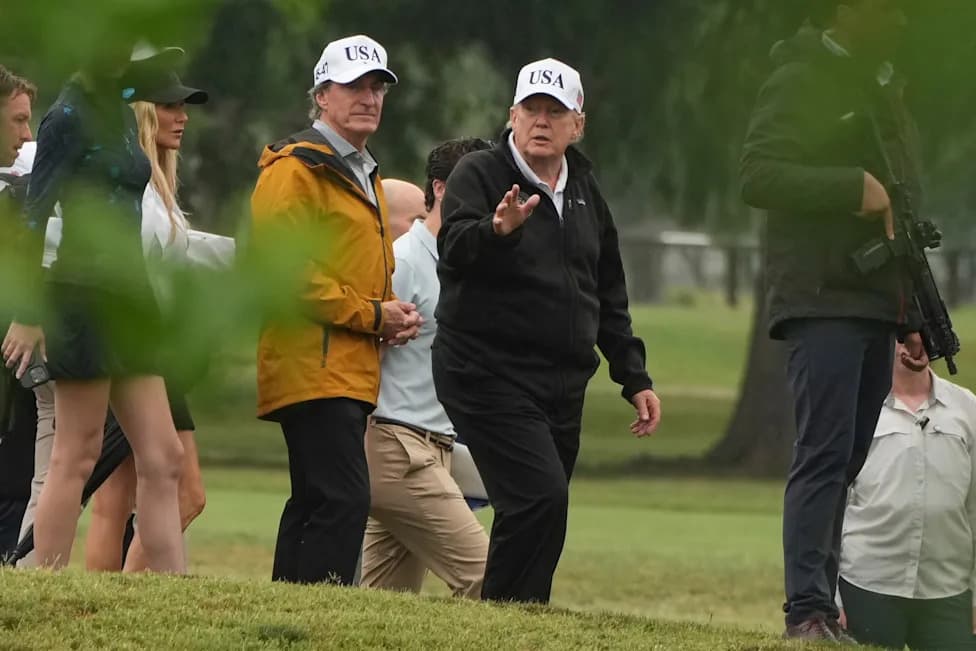 “I’m Very Good at Grass”: How Trump’s Lawn Obsession Became a Recurring Theme
