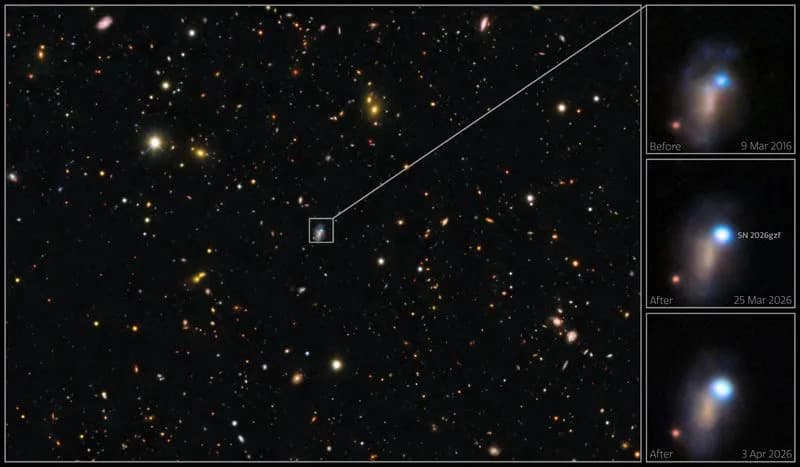 Astronomers Witness a Giant Star’s Death From Start to Finish — A Rare Shock Breakout Caught in X‑Rays