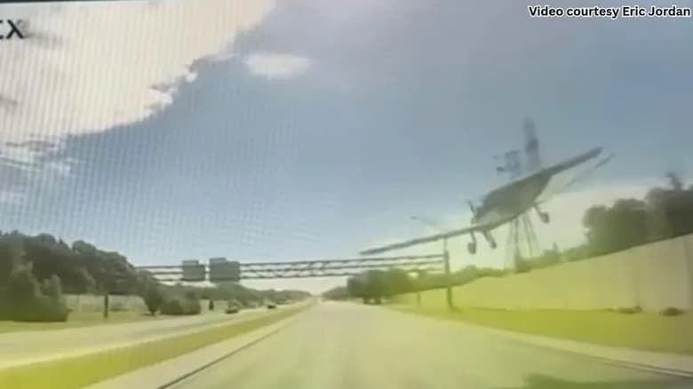 21-Year-Old Flight Instructor Threads Plane Under I-10 Sign, Lands Safely on Busy Highway