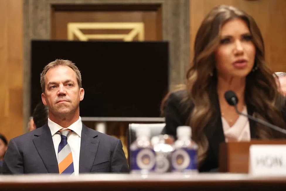 Kristi Noem Appears Alone at Statue Unveiling After Mother's Divorce Claim; Husband Facing Online Allegations