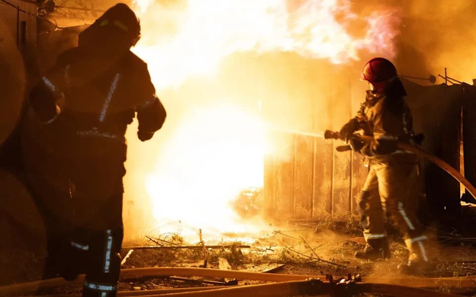 Russia Strikes Kyiv-11 Missile Factory as Widespread Attacks Near Kyiv Kill Three and Damage Stadium