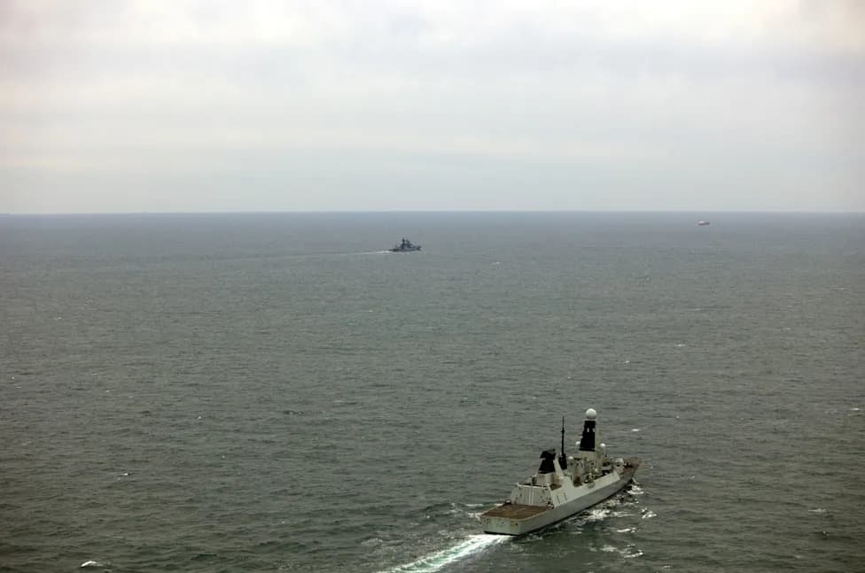 Royal Navy Spent 21 Days Tracking Russian Ships as Monitoring Rises 25% in July