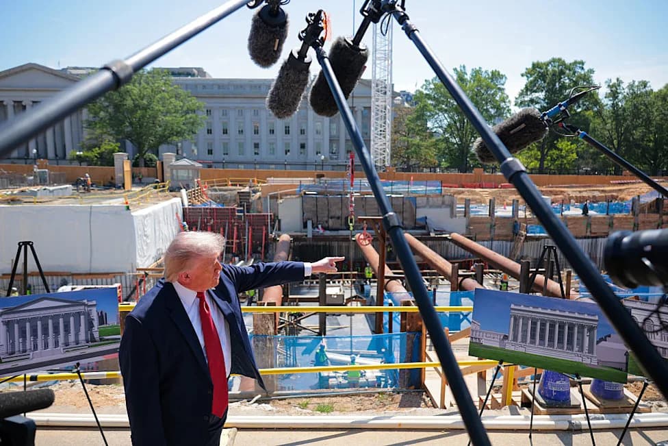 Appeals Court Blocks Trump's Aboveground White House Ballroom; He Calls It a 'Military Complex' With DronePort